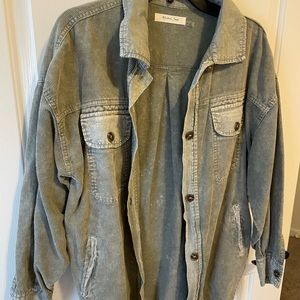 Oversized Blue Shacket